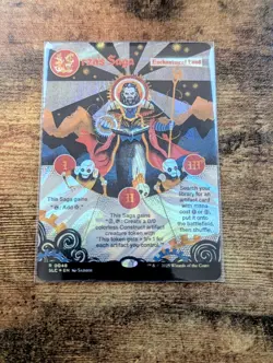 Urza's Saga HALO FOIL Secret Lair MTG Encyclopedia of Magic #48 Enchantment Land - Image 1