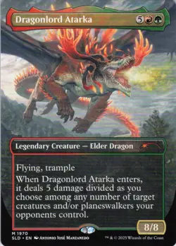 MTG Dragonlord Atarka (1970) | NM | Secret Lair Play-Doh {SLD} - Image 1