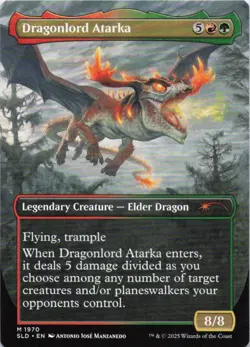 MTG Dragonlord Atarka (1970) | NM | Secret Lair Play-Doh {SLD} - Image 2