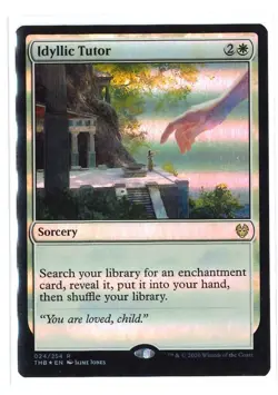 MTG Theros Beyond Death - 1x Foil Idyllic Tutor - NM - Image 1