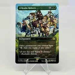 A Realm Reborn Borderless Chocobo Track FOIL MTG Final Fantasy NM - Image 1