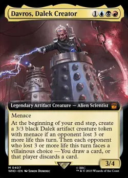 MTG Magic the Gathering Davros, Dalek Creator (407/1208) Doctor Who NM - Image 1