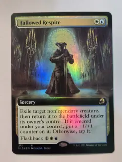 MTG Hallowed Respite Innistrad: Midnight Hunt 373 Foil Rare - Image 2