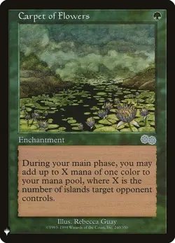 NM Carpet of Flowers, MTG, The List, Magic the Gathering, 240 - Image 1