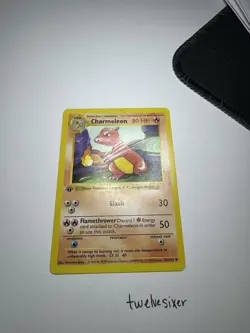 Pokemon TCG Charmeleon Base Set 24/102 Regular 1st Edition Uncommon Shadowless - Image 1