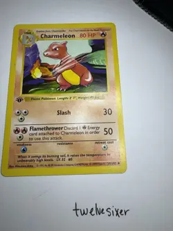Pokemon TCG Charmeleon Base Set 24/102 Regular 1st Edition Uncommon Shadowless - Image 4