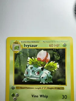 Pokemon TCG: Base Set 1st Edition Shadowless Uncommon: Ivysaur 30/102 Near Mint - Image 3