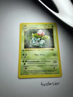 Pokemon TCG: Base Set 1st Edition Shadowless Uncommon: Ivysaur 30/102 Near Mint - Image 4