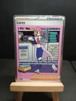 Pokemon TCG Lacey 175/131 Prismatic Evolutions SIR Holo Secret Illustration Rare - Image 1