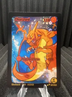 Churizurd 154/151 - Set Hit Holo - Pokidoki First Edition Fan Art- Pokemon - Image 1