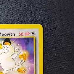 Pokemon TCG Giovanni's Meowth 74/132 Gym Challenge 1st Edition LP - Image 3