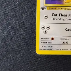 Pokemon TCG Giovanni's Meowth 74/132 Gym Challenge 1st Edition LP - Image 5