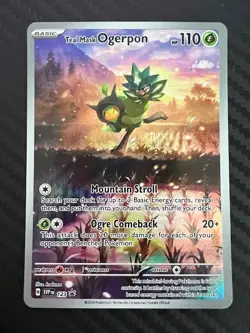 Pokemon TCG Teal Mask Ogerpon SVPEN123 Black Star Promo NM - Image 1