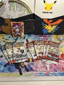 Pokemon S&V Destined Rivals & Journey Together Fun Packs Factory Sealed Lot of 7 - Image 1