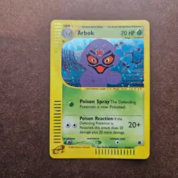 Arbok 3/165 Pokemon Expedition Base Set Holo Rare Card - LP - Image 1
