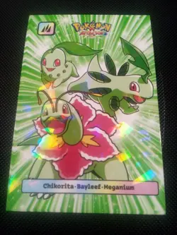 Pokemon 2024 Card Database Attacks Gen 2 Set Chikorita Bayleef Meganium Peru - Image 1