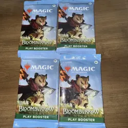 Bloomburrow - (4) Play Booster Packs English Factory Sealed 14 cards in each - Image 1