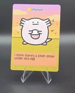 Chansie 21 - Pokiebubies V1 1st Edition - Chef Ken Lee - Fan Art/Non-TCG Card - Image 1