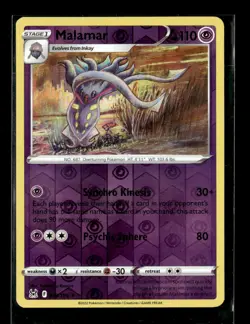 Pokemon Malamar 078/196 Lost Origin Reverse Holo Rare 4 Card Lot - Image 1