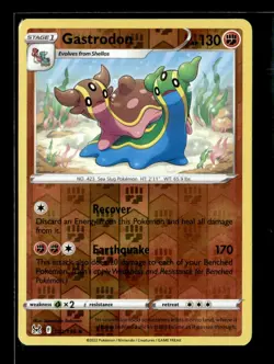 Pokemon Gastrodon 102/196 Lost Origin Reverse Holo Uncommon 3 Card Lot - Image 1