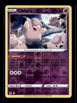 Pokemon Clefairy 062/196 Lost Origin Reverse Holo Common 2 Card Lot - Image 1