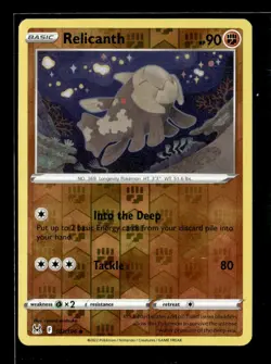 Pokemon Relicanth 101/196 Lost Origin Reverse Holo Uncommon 2 Card Lot - Image 1