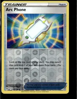 Pokemon Arc Phone 152/196 Lost Origin Reverse Holo Uncommon 4 Card Lot - Image 1