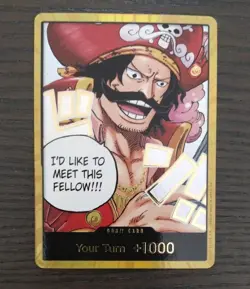 DON!! Card (Gol.D.Roger) Gold Carrying On His Will Foil - Image 1