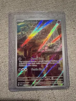 Pokemon TCG Drowzee Scarlet & Violet Base Set Holo Illustration Card 210/198 - Image 1