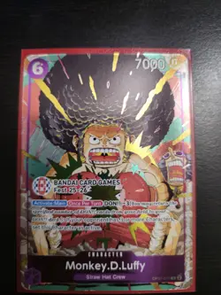 Monkey D Luffy OP07-073 BANDAI Card Games Fest 25-26 Promo One Piece Cards - Image 1