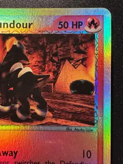 Team Magma's Houndour 63/95 Magma vs Aqua Pokemon Card Reverse Holo Foil Rare LP - Image 4
