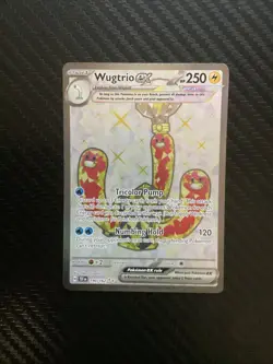 Pokemon Temporal Forces Wugtrio EX Full Art Card 190/162 NM - Image 1