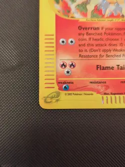 Pokemon Expedition Rapidash Holo Rare Card 26/165 LP+ Vintage - Image 5