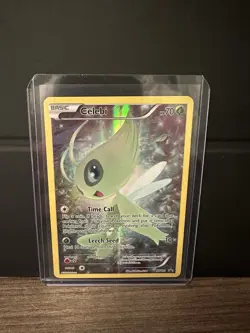 Pokemon TCG Mythical Celebi XY111 Full Art Black Star Promo Promo Card - NM - Image 1