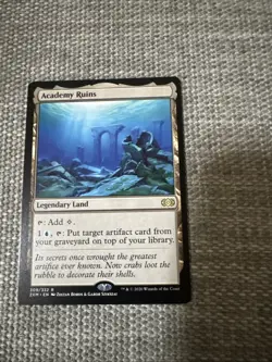 Academy Ruins Aetherdrift Commander MTG Magic the Gathering Card 309/332 - Image 1