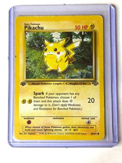 Pikachu - 60/64 - Pokemon Jungle 1st Edition Card LP - Image 1