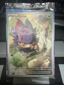 N's Zorua 189 Sv: Scarlet & Violet Promo Cards Holo- SEALED - Image 1