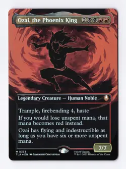 Ozai, the Phoenix King (Borderless Foil) 335 MTG Avatar: The Last Airbender TLA - Image 1