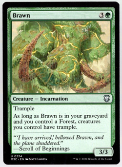 Brawn 0224 Non Foil Uncommon Modern Horizons 3 Magic The Gathering NM - Image 1