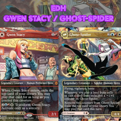 EDH -Gwen Stacy / Ghost-Spider, MTG Commander Deck, Bracket 2, Spider-Man x MTG - Image 1
