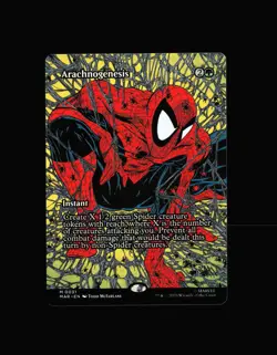 MTG: Arachnogenesis (Borderless) #31 M Normal NM Marvel Universe Eternal-Legal - Image 1