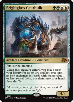 Brightglass Gearhulk [Aetherdrift] MTG - Image 1
