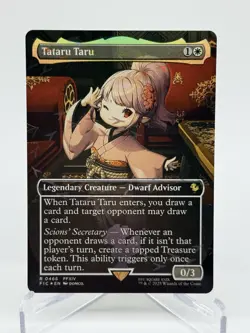 Tataru Taru - 466 - Borderless Chocobo Track Foil MTG Final Fantasy NM - Image 1