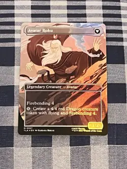 The Legend of Roku [Borderless Foil] #357 | Magic Avatar: The Last Airbender - Image 2