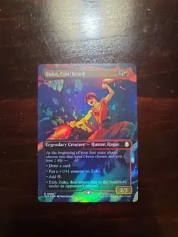 MTG Avatar-The Last Airbender: Zuko, Conflicted(Borderless Foil) - Image 1