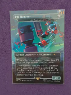 MTG Egg Hammer #2097 Rainbow Foil Rare Secret Lair Drop Series (SLD) - Image 1