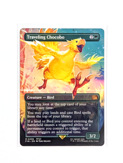 Traveling Chocobo 0406 Mythic Borderless Non-Foil FIN FFVII MTG FINAL FANTASY - Image 1