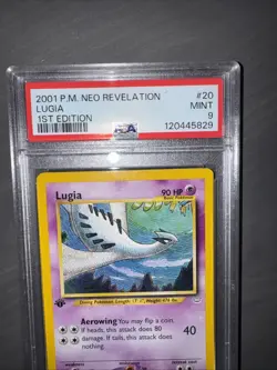 Pokemon Neo Revelation 1st Edition 2001 Lugia #20/64 PSA 10 - Image 3