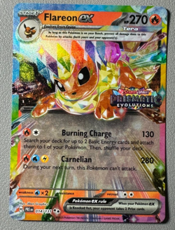 Pokemon Prismatic Evolutions Flareon ex 014/131 Surprise Box Stamped Promo - Image 1
