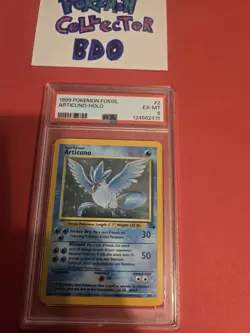 Pokemon Articuno 2/62 Fossil Holo PSA 6 - Image 1